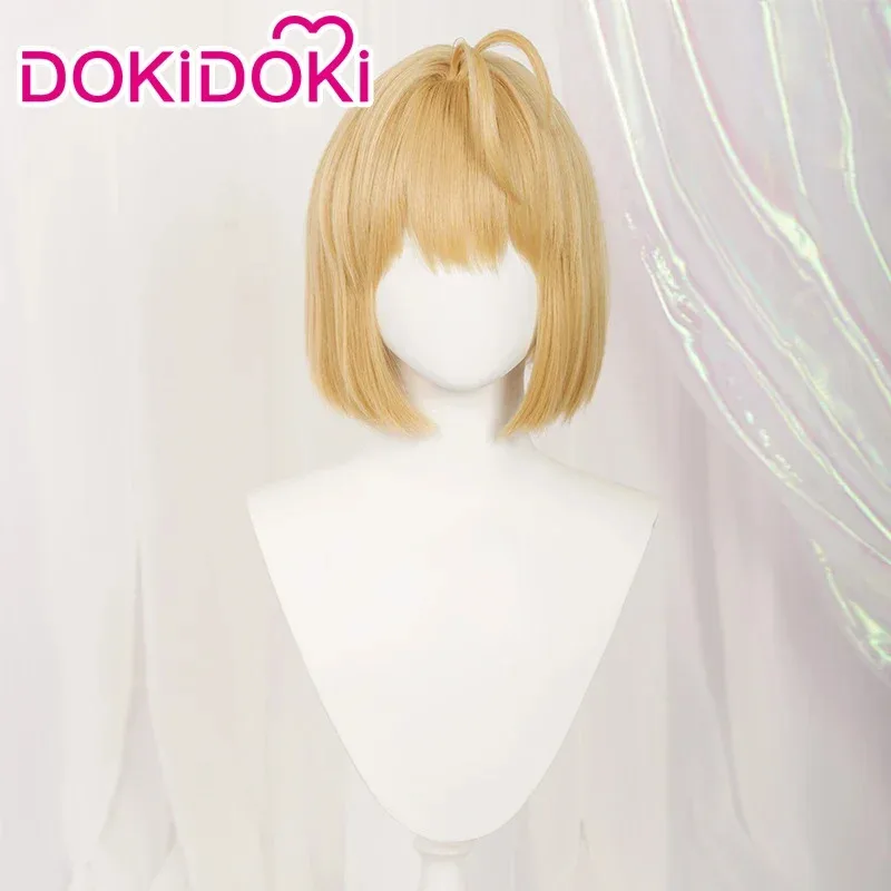 Zz04zz12 Juego Tsukihime DokiDoki Mujeres Navidad Cosplay Arcueid Brunestud Peluca Dorada