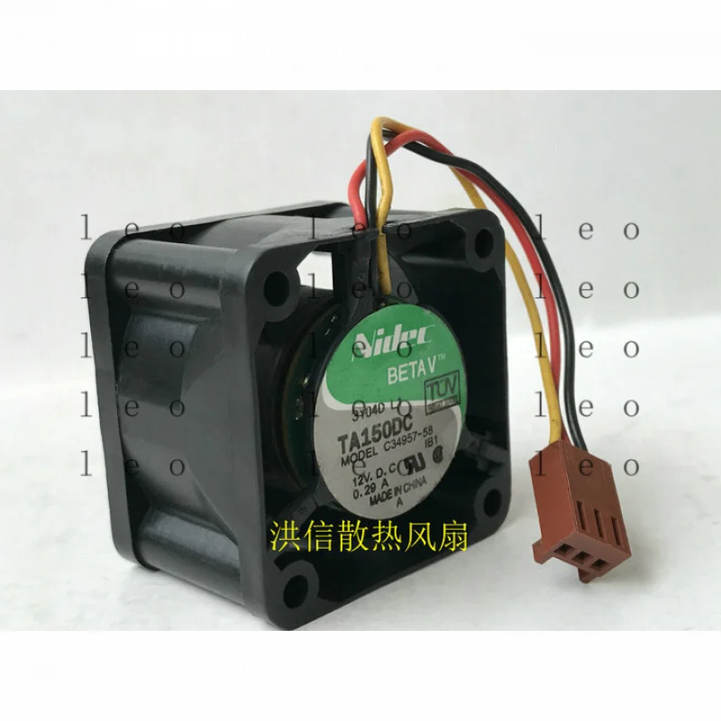 DD  1 PCS  NIDEC  Fan  TA150DC  C34637-58   DC 12V  4cm 4020 3 PIN