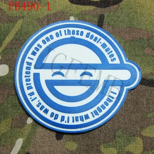 GHOST IN SHELL-STAND ALONE COMPLEX The Laughing Man 3D PVC Patch