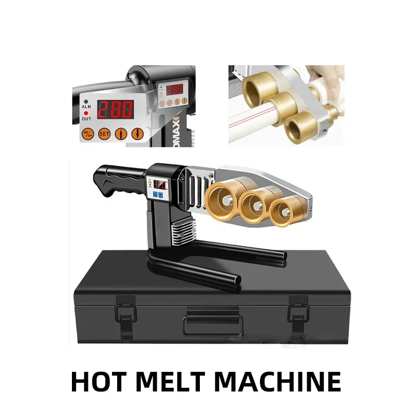 Hot Melting Welding Machine Pipe Welding Machine Pipe Soldering Iron Plastic Welding PP/PPR/PB/PE/PP-C Tube Heating Tool