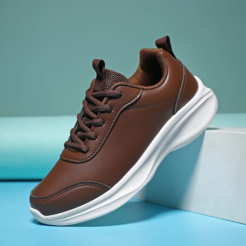 

Новые мужские кроссовки, модные кожаные кроссовки для женщин, мягкая легкая уличная повседневная спортивная обувь, мужская прогулочная теннисная обувь