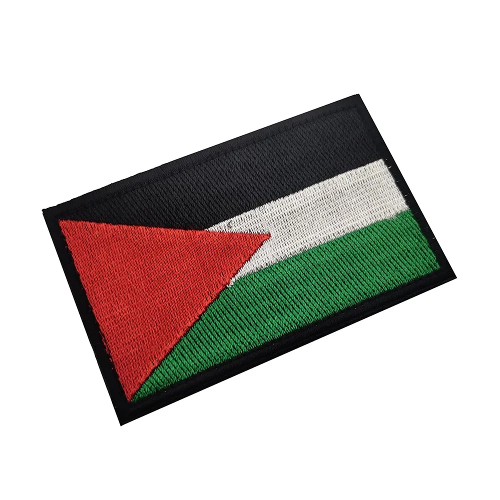 Palestine flag Patches Armband Embroidered Patch Hook & Loop Iron On Embroidery Badge Military Stripe