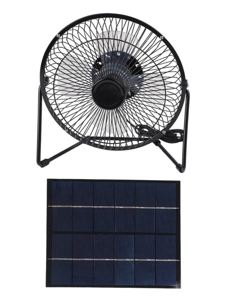 5.2W for Solar Panel for Solar Panel for fan Kit Outdoor Cooling Solar Panel For Pet House Easy Installation Integrated USB for