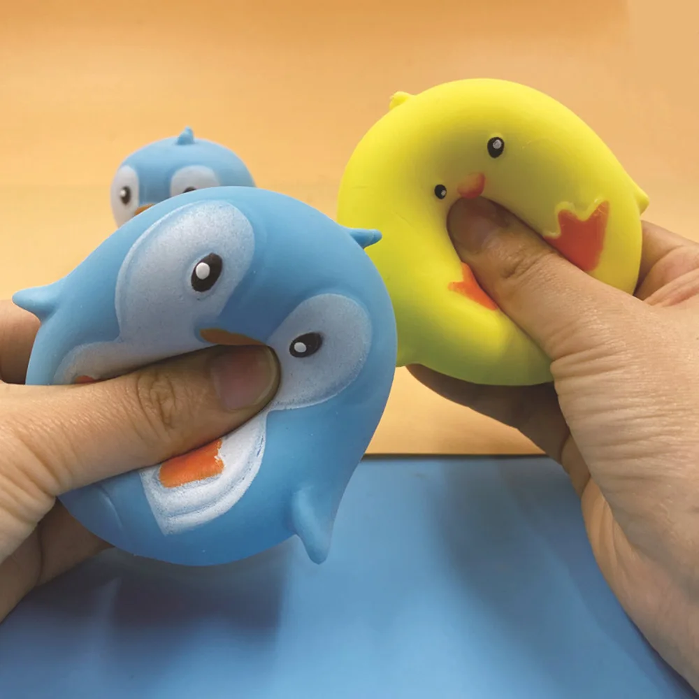 Miękka zabawka antystresowa w kształcie pingwina dla dzieci i dorosłych