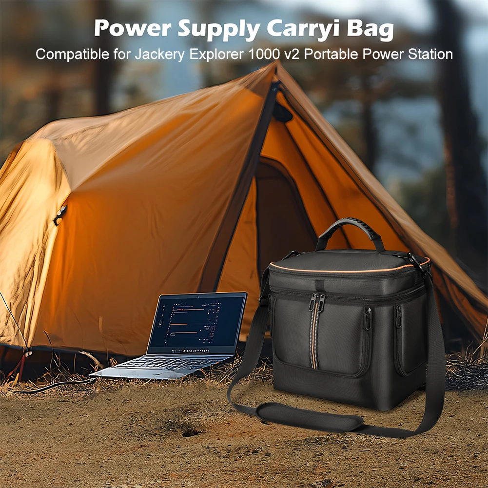 

Carrying Case for Jackery Explorer 1000 V2 Portable Power Station Bag Storage Case Protective Case with Shoulder Strap & Handle