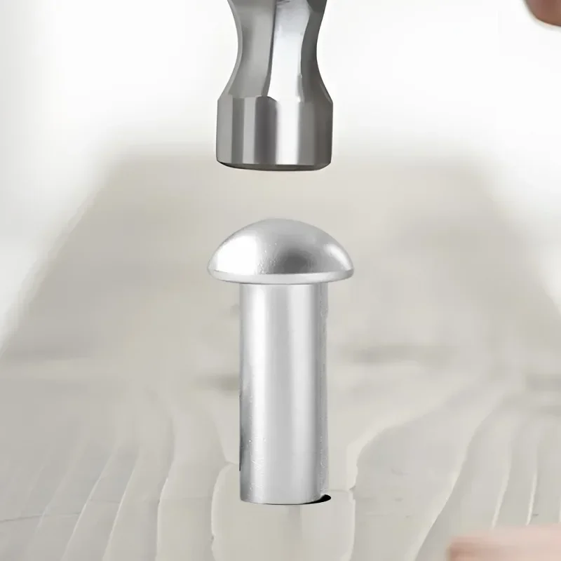 Aluminiumlegierung Halbrundkopfnieten Knock Type Percussive Hammer Drive Blechschraube für Reparaturwerkzeuge Zubehör