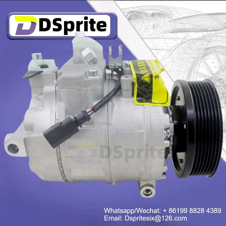 

New AC AIR Compressor 7L6820803S 7L6820803D For VW Volkswagen Touareg Audi Q7 4LB SUV 2002-2018 3B0820803C 7P0820803E