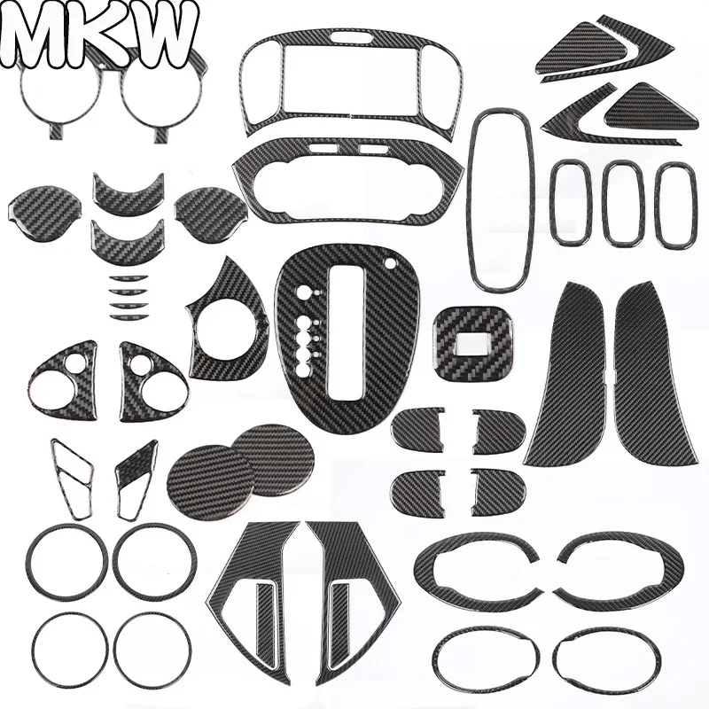 

For Nissan JUKE Infiniti ESQ 2011-2019 Soft Carbon Fiber Center Console Gears Air Conditioning Mode Frame Cover Trim Stickers