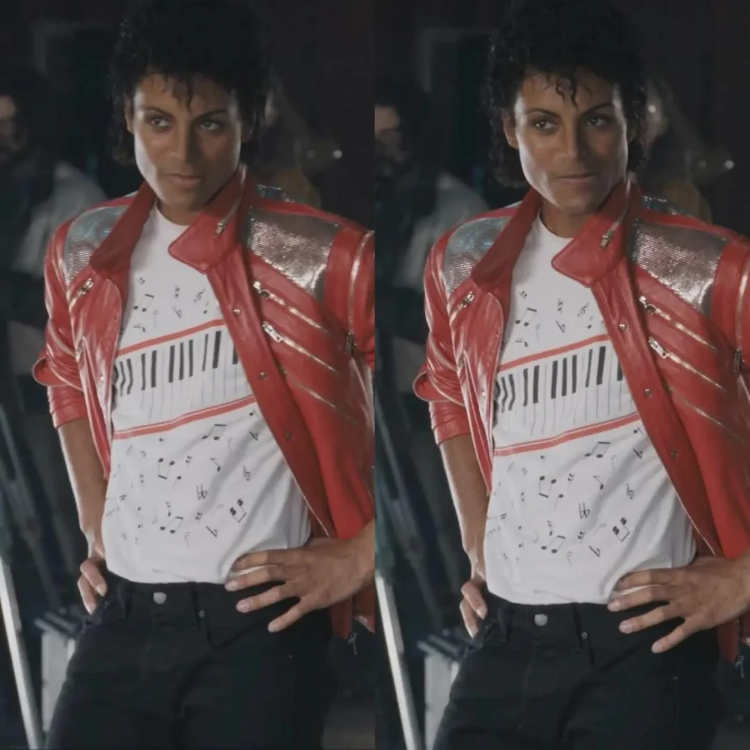Michael J Beat It Piano Keys T Shirt King of Pop Music Tee 2026 Michael Shirt, Michael Fan Gift Men's T-Shirt Tee Y2k Woman