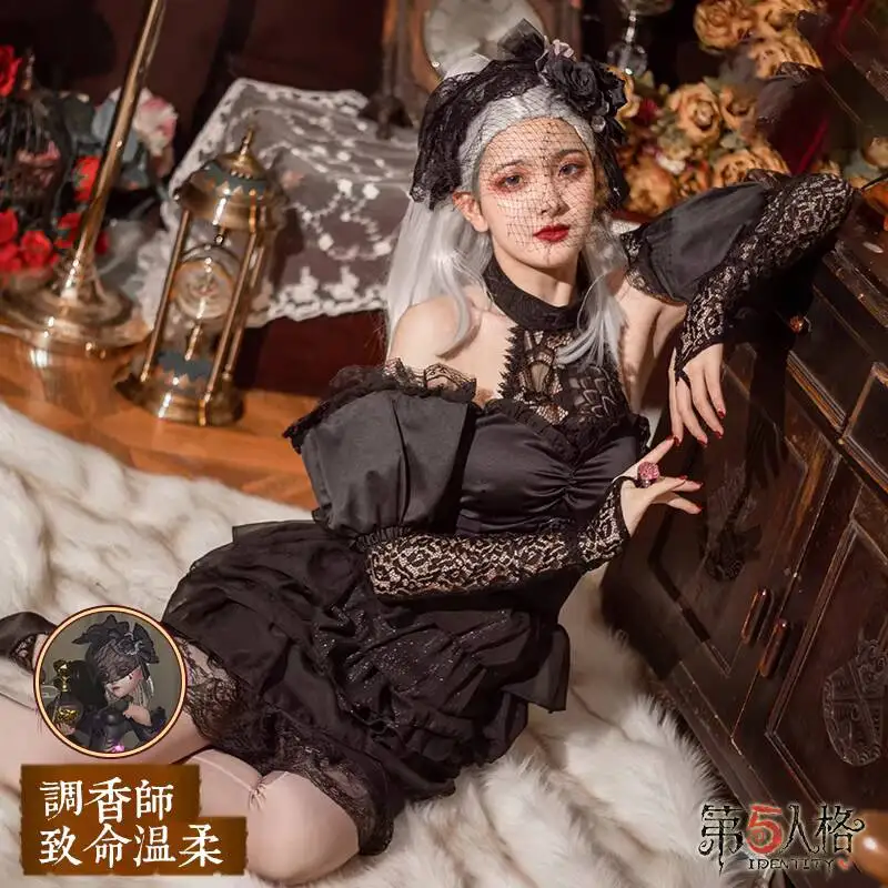 

New Identity V AsymmetricalBattleArena Fiesta Carnival Halloween Cos Cosplay Perfumer Gentle Evening Dress Dark