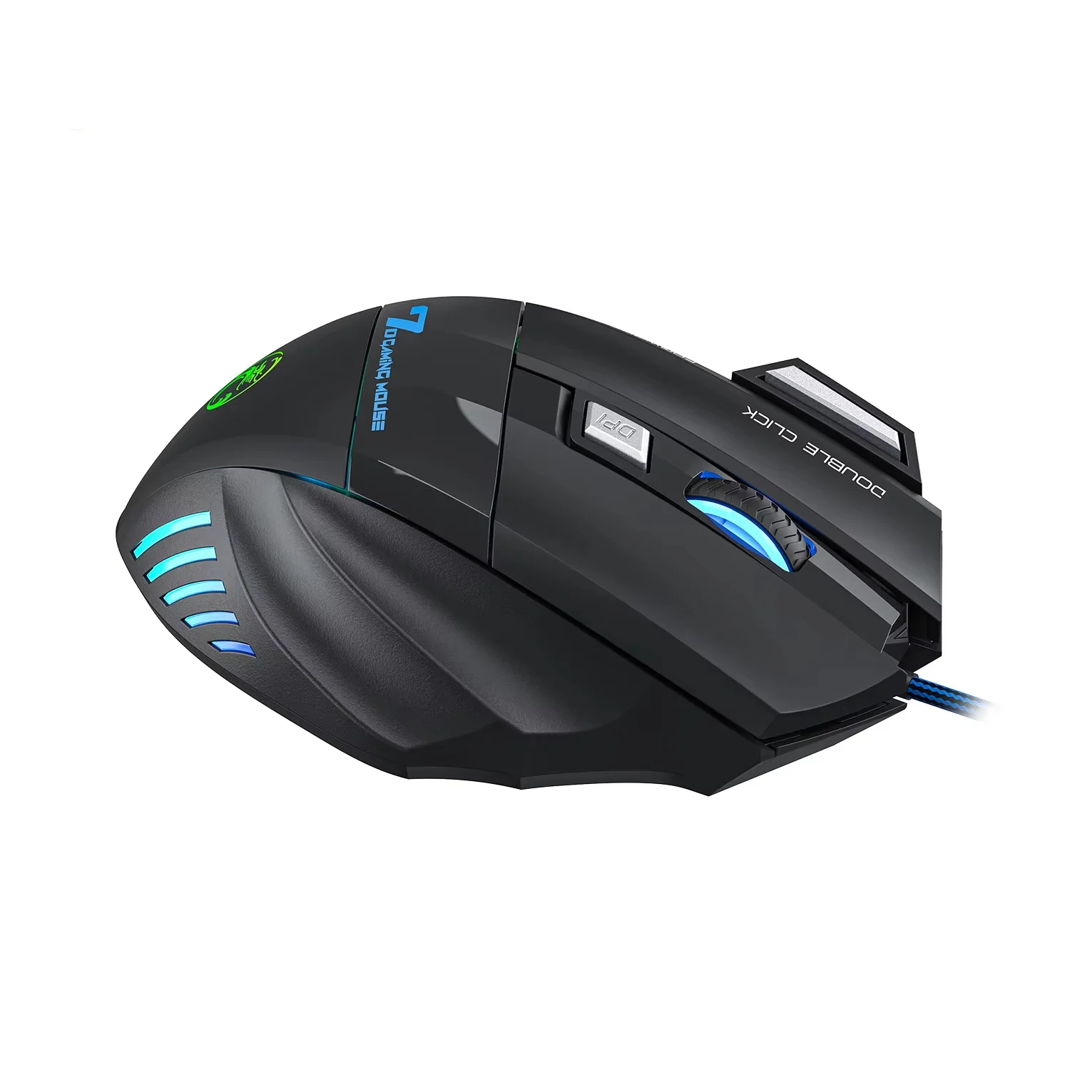 Rainbow Backlit Mechanical Touch Feel Optical Gaming Wired Mouse 4Keys Ergonomic Design DPI Adjustable Gamer Mouse For Computer