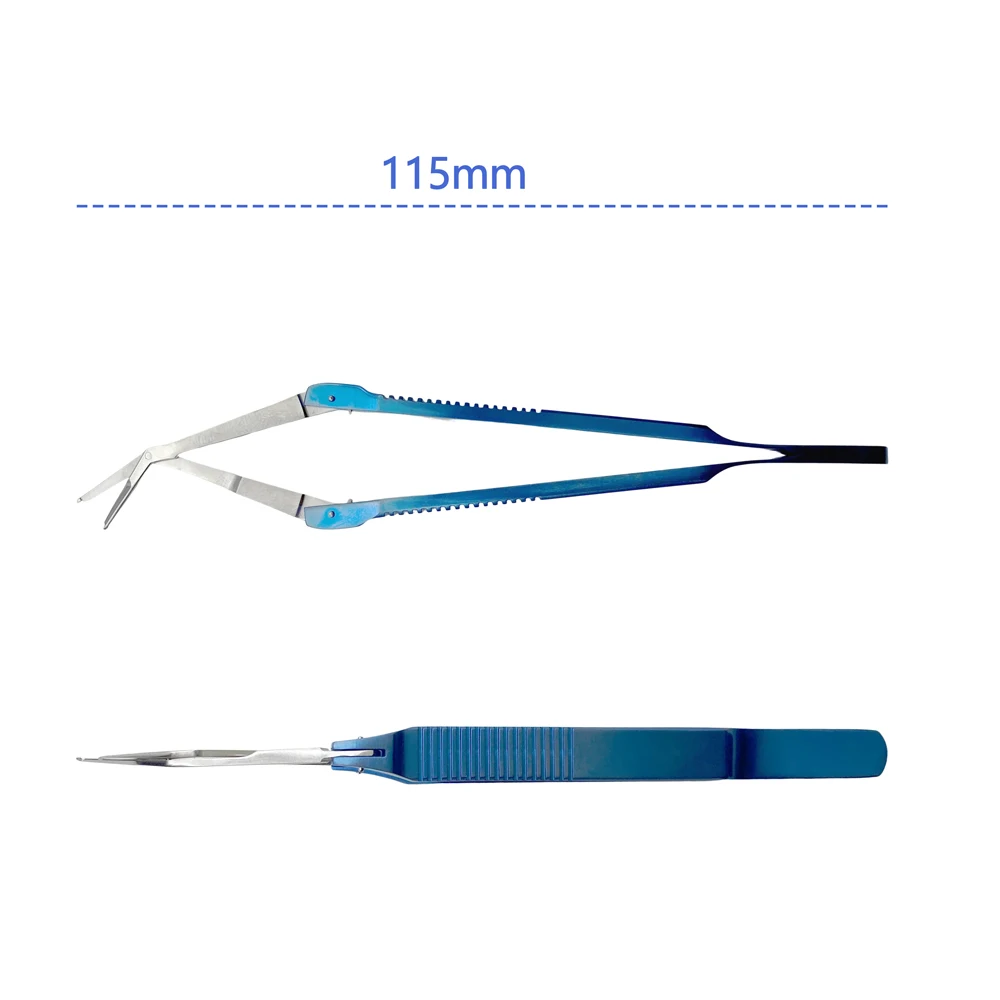 

Офтальмологические ножницы 115 мм для удаления линз, титановые, из нержавеющей стали