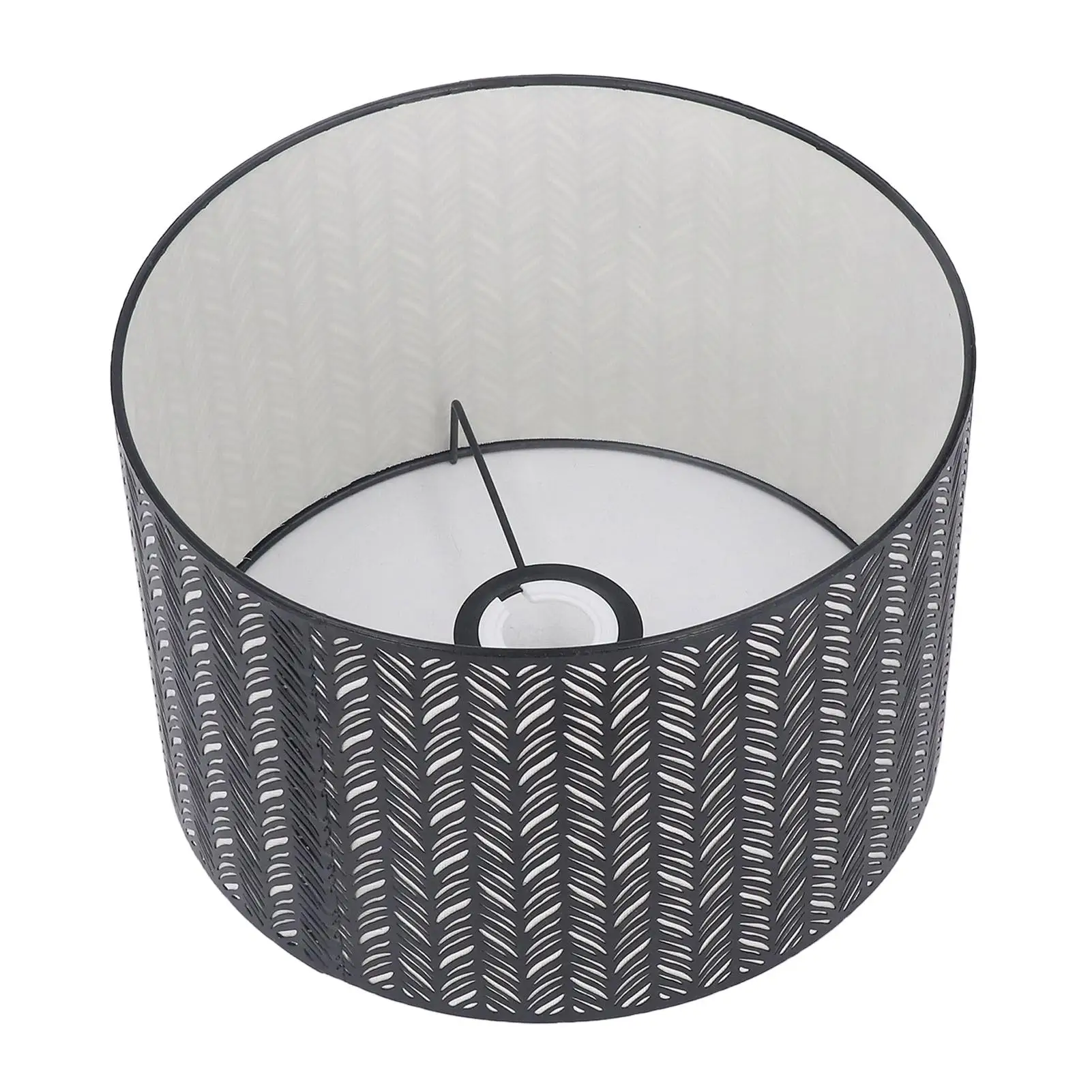 

Elegant Hollow Metal Lampshade Replacement E27 E14 - Black Light Shade for table , Floor & Ceiling Fixtures