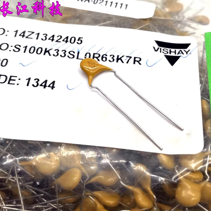 Vishay BC 10K 10pf 3000v 3kv high-frequency copper foot silver film ceramic capacitor ceramic from the United States