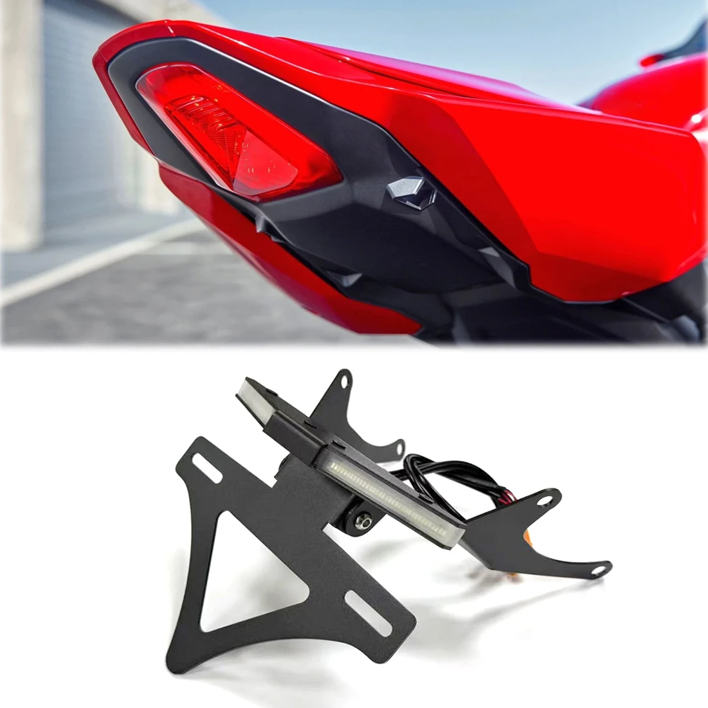 

For Honda CBR650 R CBR 650 R 2021-2025 Motorcycle Accessories Rear Short Tail License Plate Holder Tidy Tailstock bracket kit ﻿
