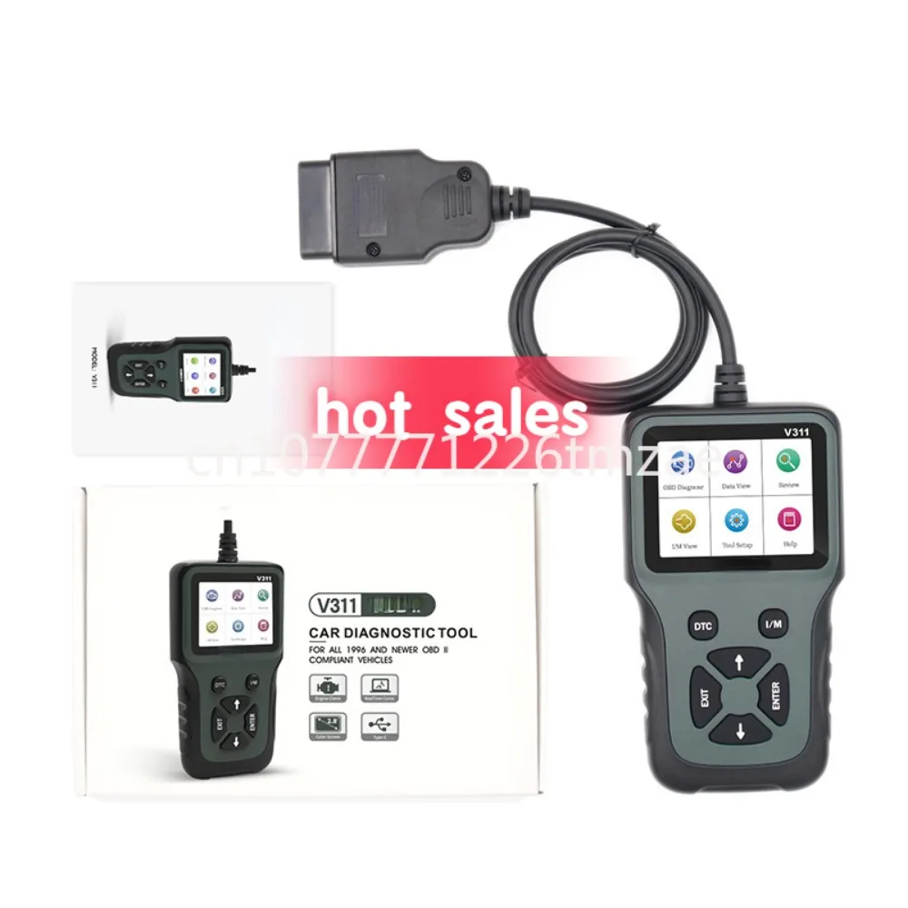 Auto Scanner Automatic Code Removal Reader Odometer 8-36V Data Transmission Detection OBD Automotive Diagnostic Tools