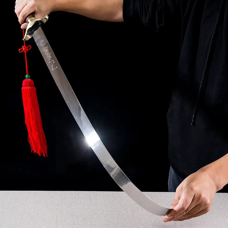 Performance Tai Chi Sword Lightweight Chinese Jian with Red Tassel for Tai Chi Training & Stage Show Sword