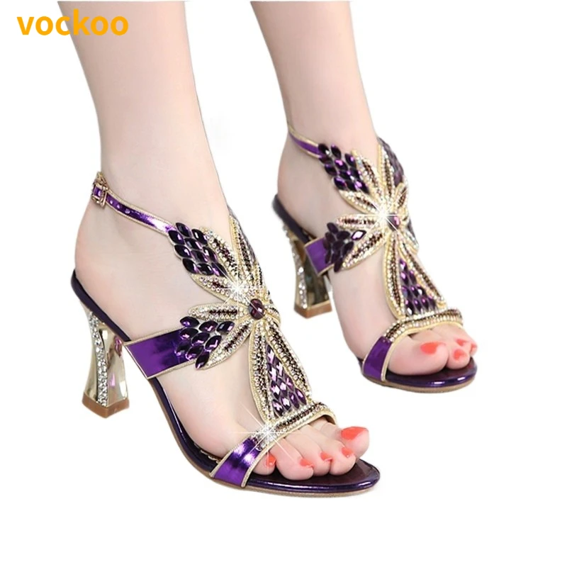 

VOCKOO Women's Sandals Fashion High Heels Temperament Women's Shoes Stiletto High Heels Sexy Banquet Shoes 1