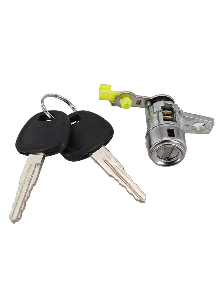 Keys Door Lock Cylinder 81970-1EA00 Black Driver Side LH Front For Accent 2005-2011 High-quality Direct Replacement