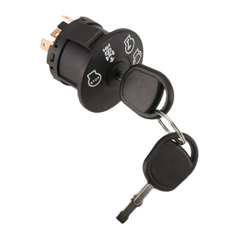 AEA6-Ignition Switch 4 Position With Key For Riding Lawn Mower Tractor 193350 532193350