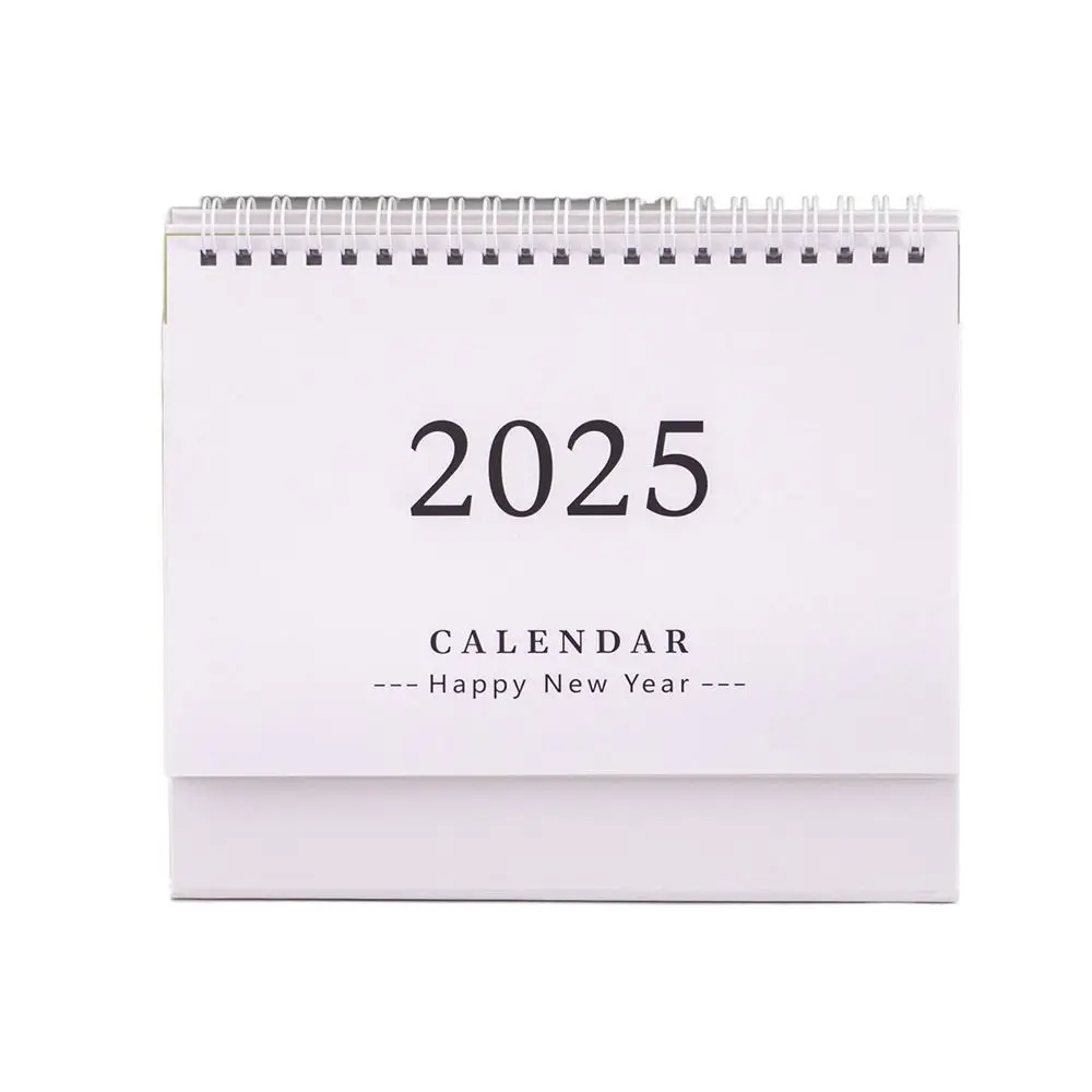 

Creative 2024-2025 Calendar 2025 Thick Paper Standing Flip Calendar 12-Month Yearly Agenda Time Manegement Organizers Gifts