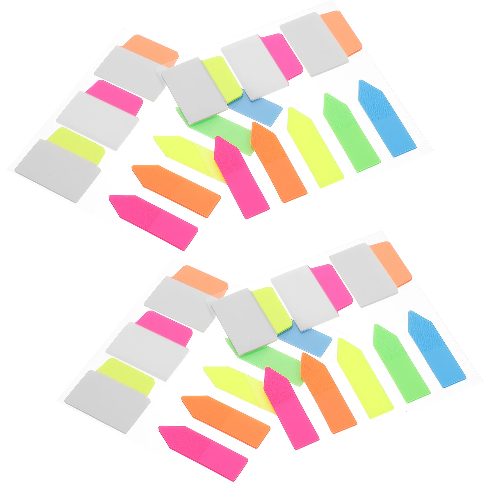 5 ชุดแฟ้มดัชนีสติกเกอร์เครื่องหมายหน้าแท็บเหนียวอุปกรณ์โน้ตบุ๊คสัตว์เลี้ยงวัสดุปลอดภัยใช้งานได้ยาวนาน