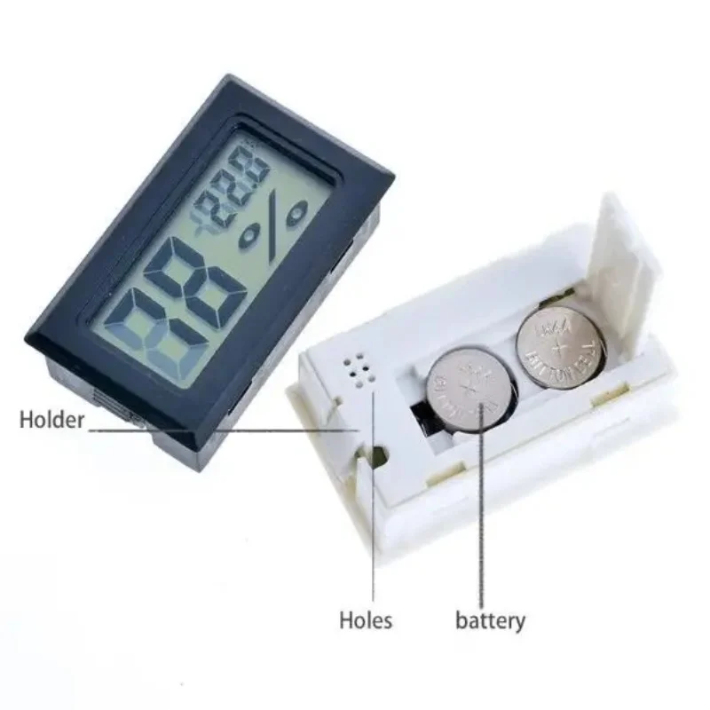 

1pcs Digital LCD Thermometer Hygrometer Indoor Room Mini Electronic Temperature Humidity Meter Sensor Gauge Weather Station