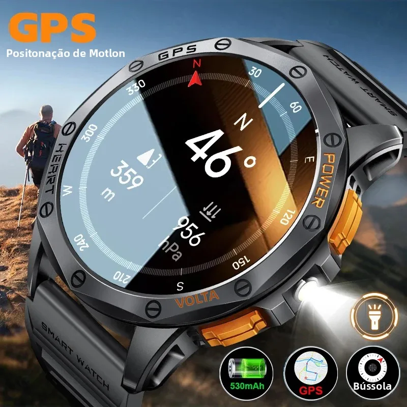 lige-2025-new-gps-smart-watch-143-amoled-led-flashlight-compass-bluetooth-call-smartwatch-sport-fitness-watches-for-android-ios