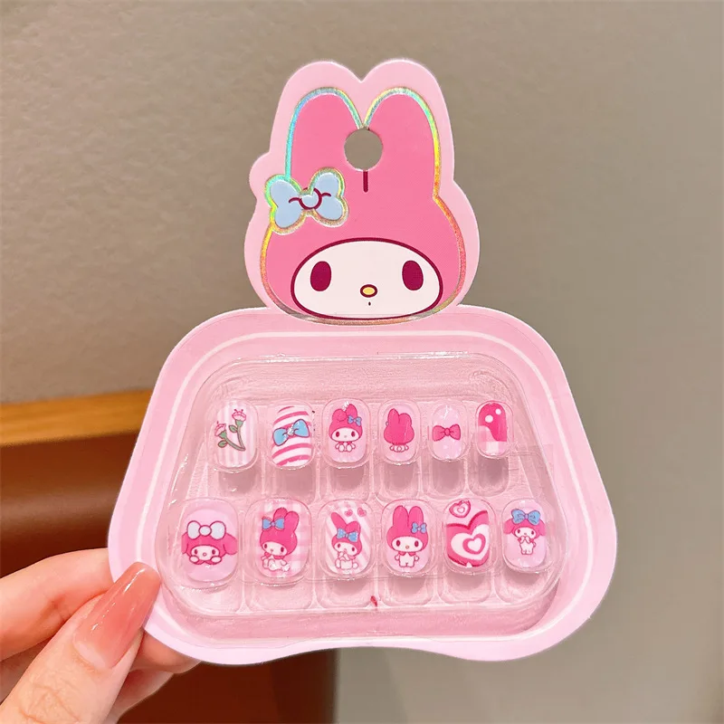 

Sanrio Cartoon Nail Stickers Are Safe and Non-Toxic for Babies To Wear Cute and Waterproof Nail Stickers for Little Girls