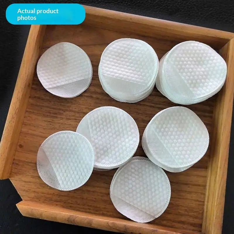 120Pcs Disposable Makeup Remover Cotton Pad Round Pocket Face Removing Tools Non-woven Fabric Cleaning Paper Wipe Cosmetic Pads.