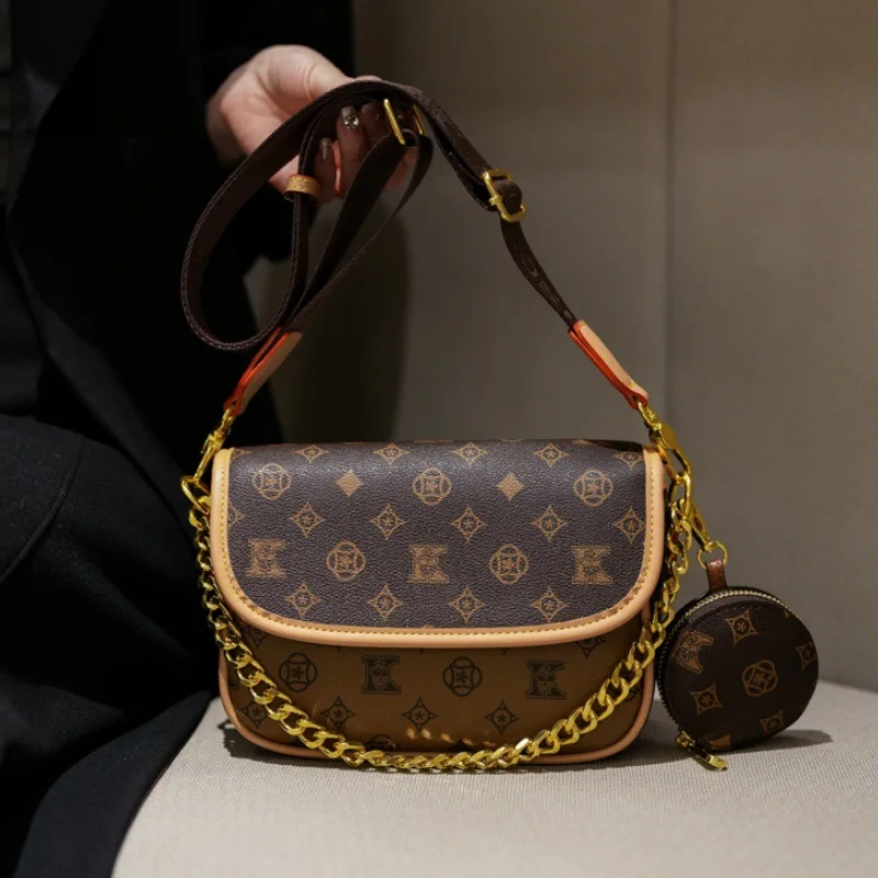 

2025 Printed Square Bag, Color Block Shoulder Purse for Women, Luxe Crossbody Tote, Chic Day-to-Night Bag, Fashion Sling Bag​