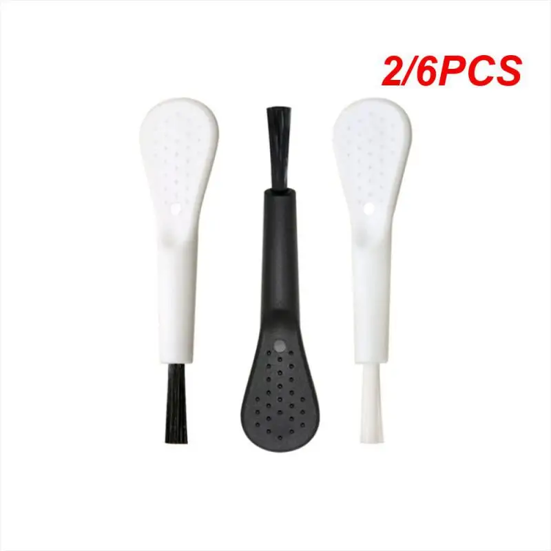 2/6PCS Shower Dust Removal Brush Durable Not Shedding Hair Retro Fashion Pairing Comfortable Texture Computer Cleaning Supplies