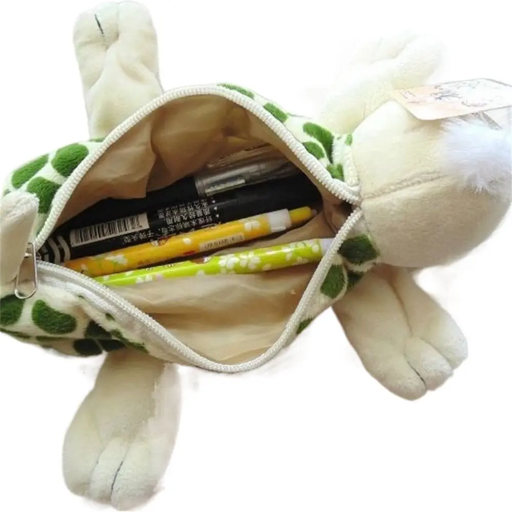 Papeterie dessin animé stylo pochette Lion créatif étudiant porte-crayon sac cosmétique en peluche sacs à crayons sac de papeterie