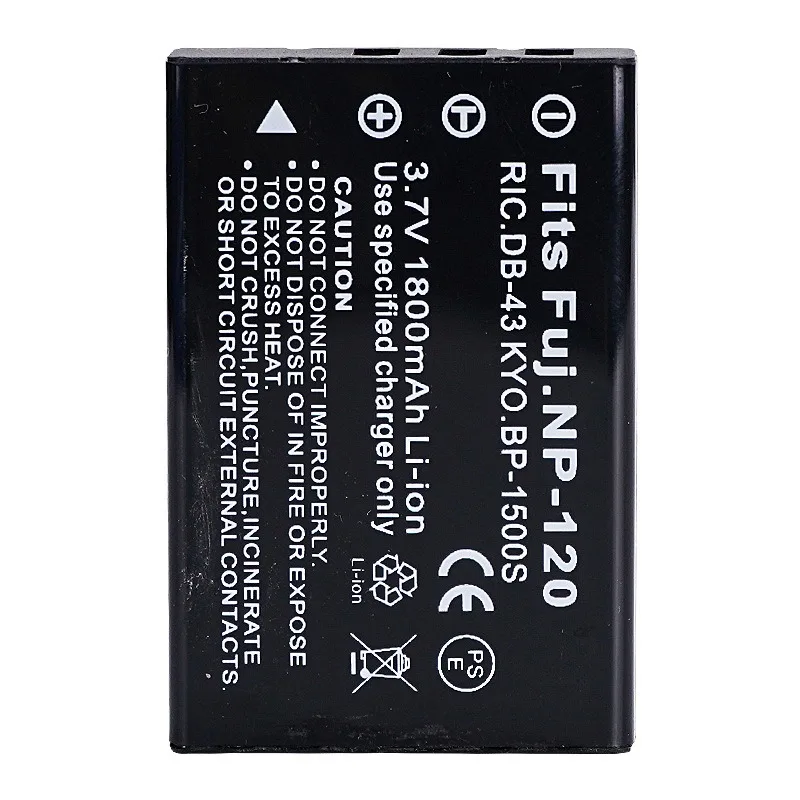 FNP-120 Replacement Battery 1800mAh for Fujifilm FinePix 603 M603 M603 Zoom F10 Rechargeable Li-ion Digital Camera Battery