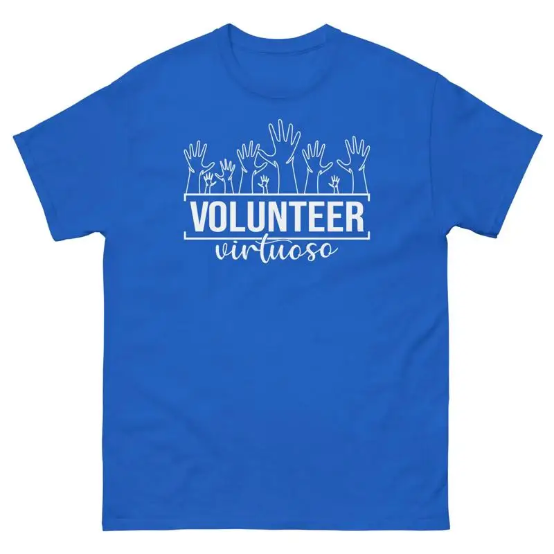 Volunteer Virtuoso Charity Work Community Service T-shirt classique pour hommes