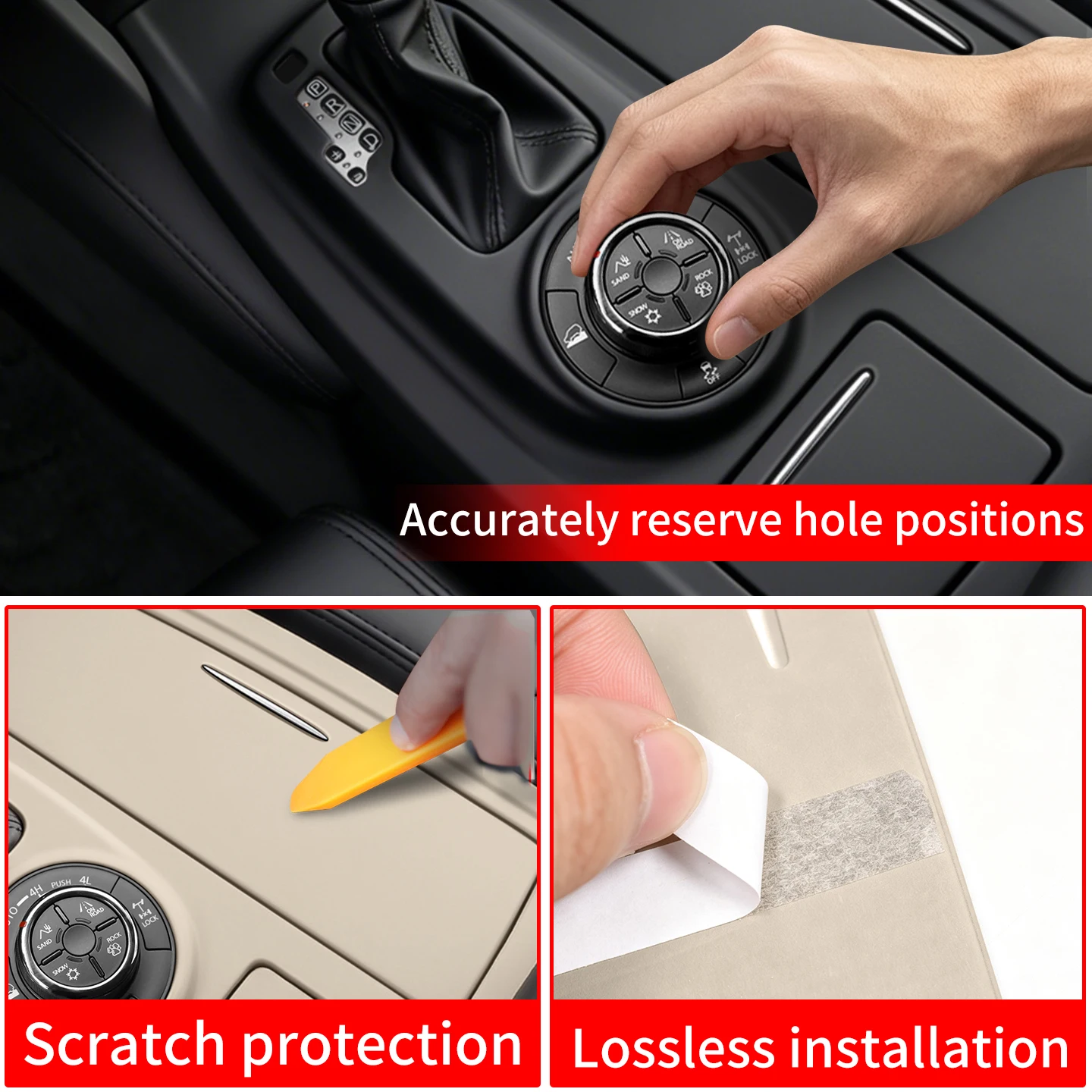For Nissan Patrol Y62 2010-2019 Gear Shift Silicone Protective Cover Center Console Panel Interior Accessories Upgrade
