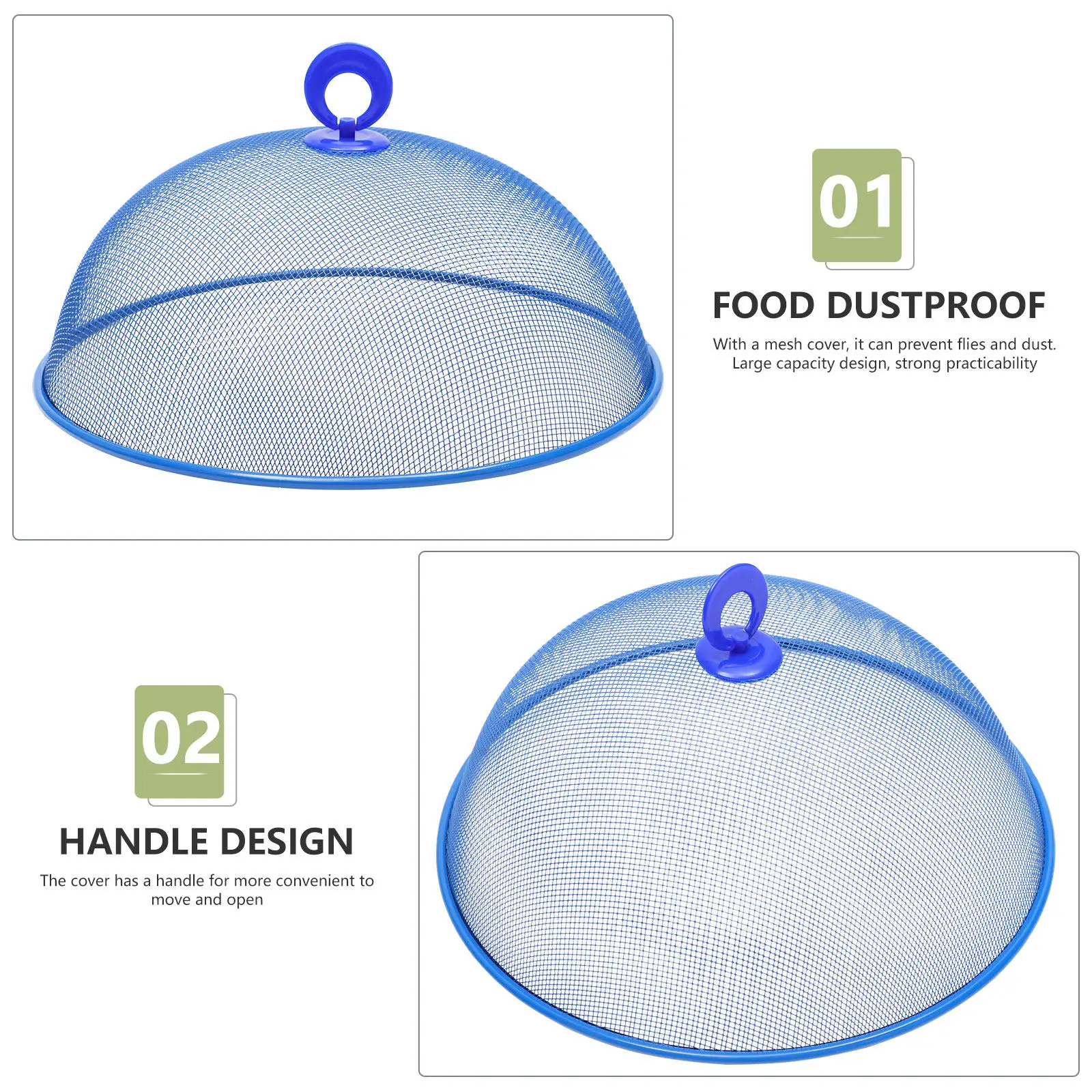 1Pcs Food Cover Multipurpose Insect-Proof Protective Tent Dustproof Food Protector for Home Restaurant Hotel Kitchen Use