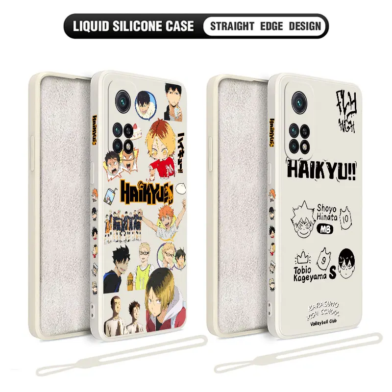 Volleyball Boy Haikyuu Phone Case For Xiaomi Redmi Note 12 12S 11 11S 11T 10 10A 10T 10S 9T 9 8 7 Pro Plus 10C 9A 9C 9T 4G 5G