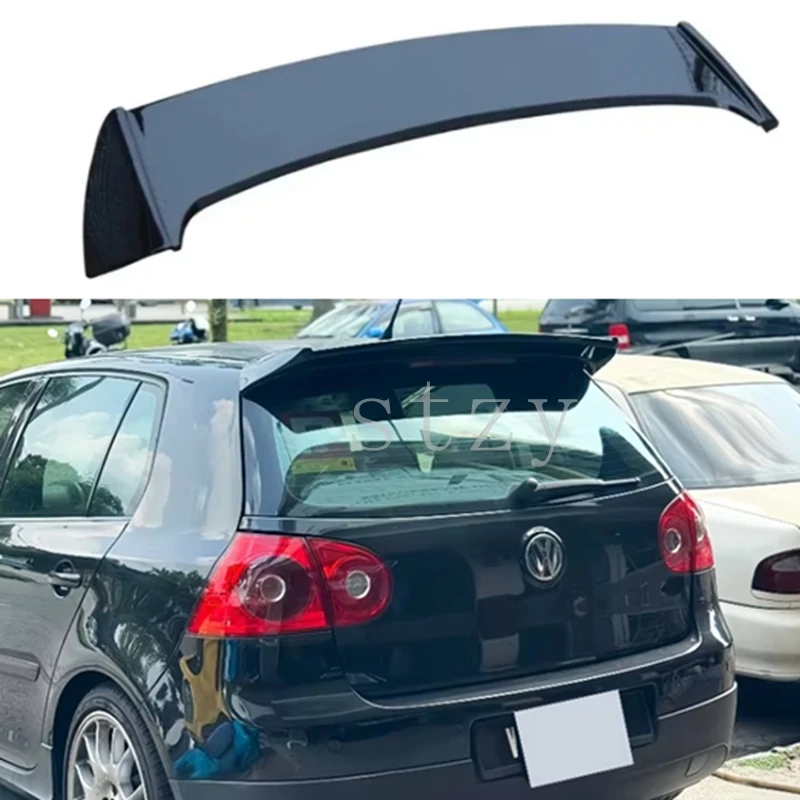 

Высококачественный ABS для VW Golf 5 MK5 GTI R32 2004-2009 Osir Style Автомобильный задний спойлер на крышу глянцевый черный или углеродное волокно