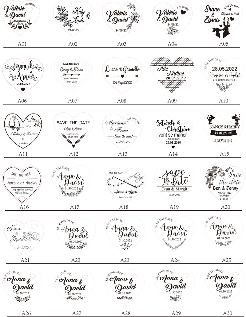Personalized Wedding Laser Heart Save the Date Magnets,Custom wood rustic save the date,party favors gifts
