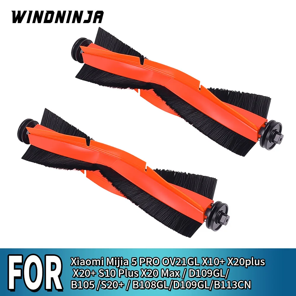 Hauptbürste für Xiaomi Mijia 5 PRO OV21GL X10+ X20+ S20+ S10 Plus B105 B108GL für Dreame X30Ultra L10s Ultra X40Ultra Roboter-Ersatzteil