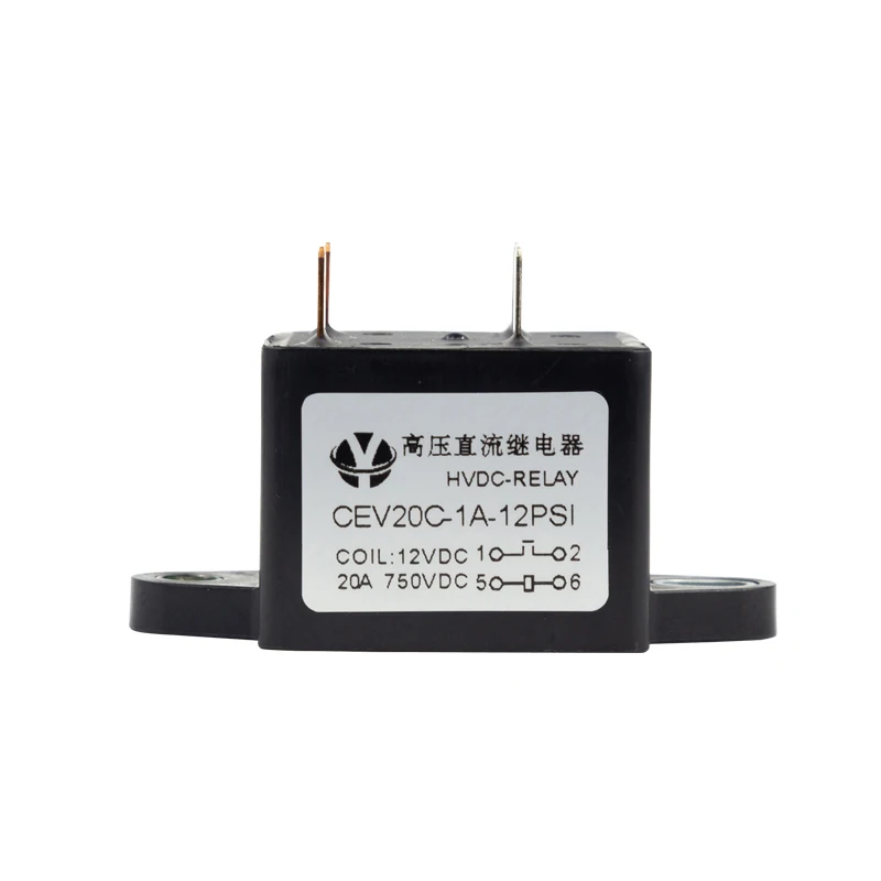 รีเลย์ DC แรงดันสูงยานพาหนะไฟฟ้าสูญญากาศปิดผนึกอย่างสมบูรณ์ EVC20A450-750VDC ก่อนชาร์จ