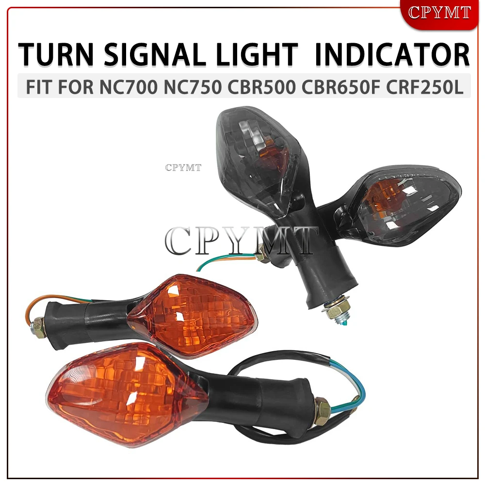 

Motorcycle Turn Signal Light fit For NC700 NC750 CTX700 CBR500 CBR650 MSX125 CMX300 CB400F 650F CBR650F CRF250L Indicator