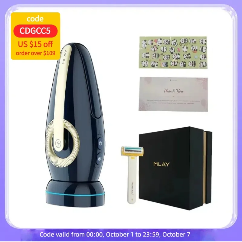

Mlay T17 Home Use Depilador Epilator Ice Cold IPL Laser Hair Remval Machine Professional Painless Hair Removal Device