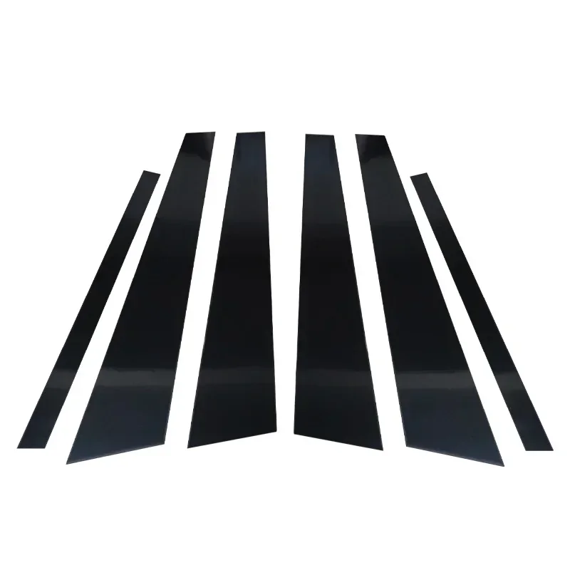 For BMW 7 Series E65 E66 2001- 2008 2002 2003 Window Trim Covers Center Film Column B C Pillar Posts Sticker Car Accessories