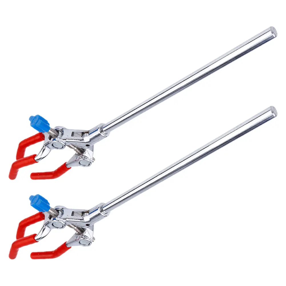 

2 Pcs Laboratory Test Tube Clamp Plating Flask Clip Flasks Fixture Chemistry Equipment