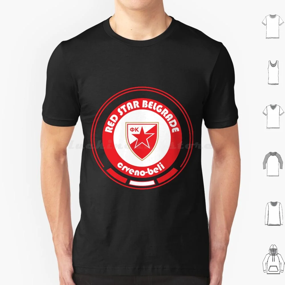 Super Liga Team Red Star Belgrade Sticker T Shirt Men Women Kids 6xl Super Liga Team Red Star Belgrade