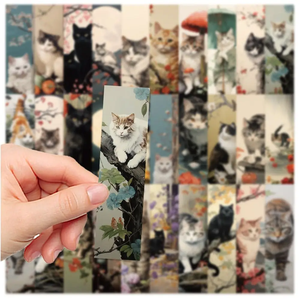 Chinese Style Cat Bookmark High Quality Gift School Office Supplies Pagination Mark Stationery Book Clip