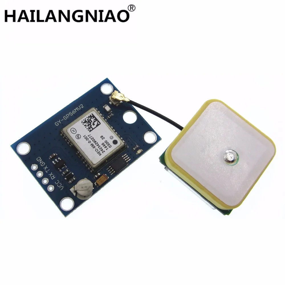

10 шт./лот GY-NEO6MV2 новый GPS-модуль NEO6MV2 с большей антенной управления полетом EEPROM MWC APM2.5