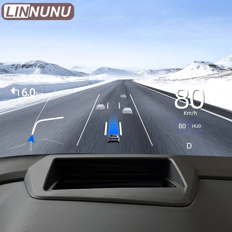 LINNUNU Fit for Geely Monjaro Manjaro Car HUD Display Protective Cover Head Up Display Protective Frame Xingyue L Accessories